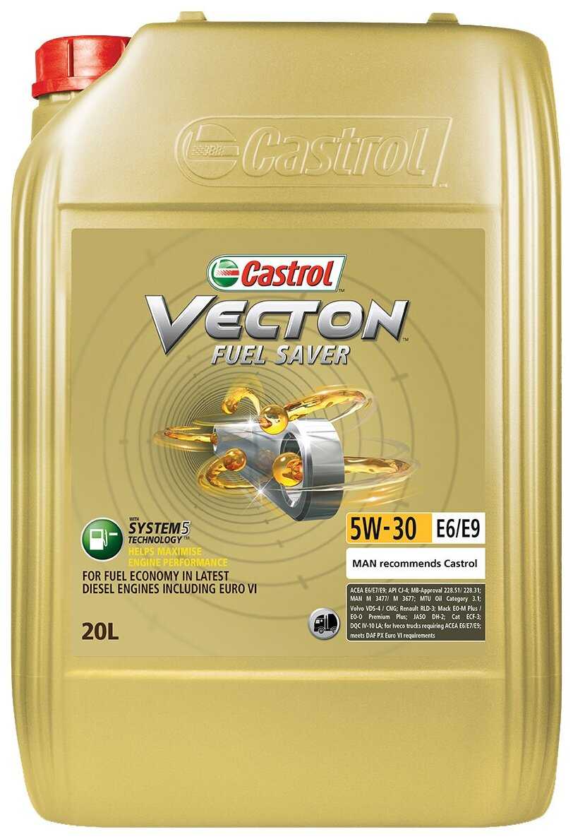 Синтетическое моторное масло Castrol Vecton Fuel Saver 5W-30 E6/E9