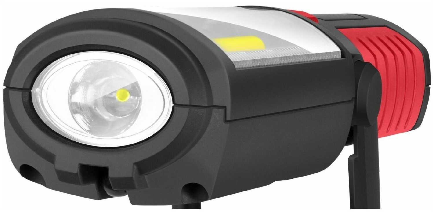 Светодиодный фонарик бытовой автомобильный LED+COB (2 режима) фотография 1