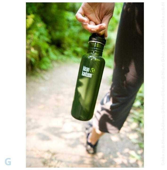 Бутылка Klean Kanteen Classic Loop 27oz (800 мл) 1003187L Lemon Curry фотография 4