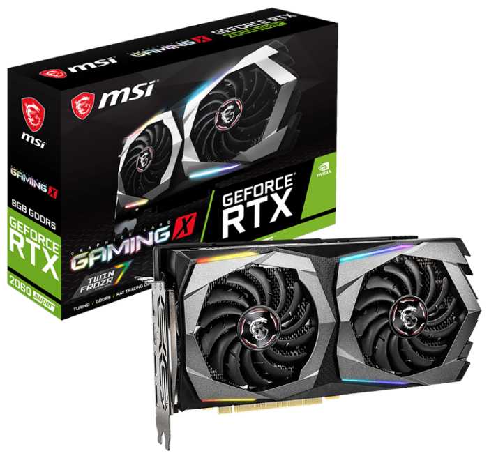 Видеокарта MSI GeForce RTX 2060 SUPER GAMING X 8GB