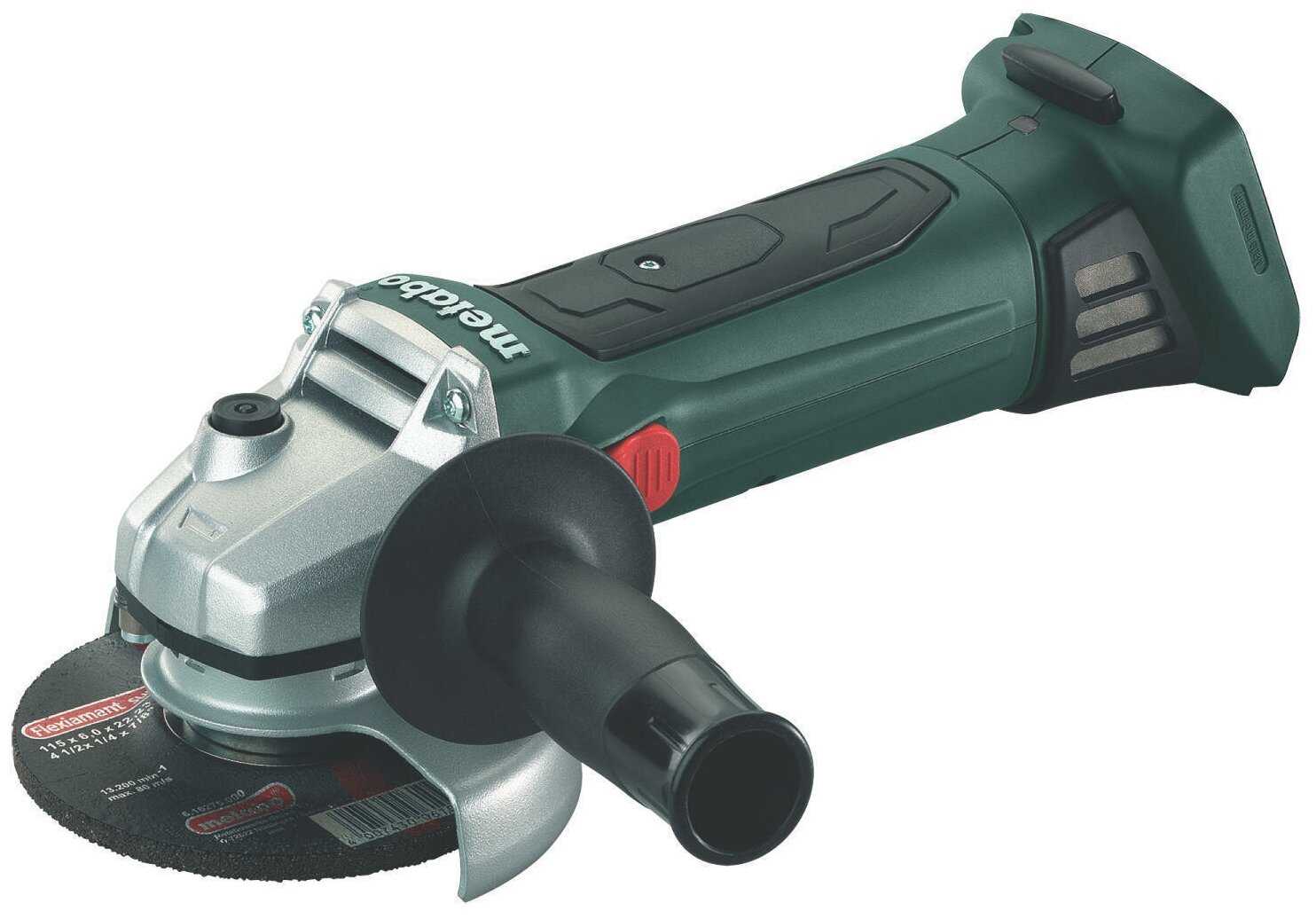 Аккумуляторная УШМ Metabo W 18 LTX 125 Quick (602174610) фотография 4
