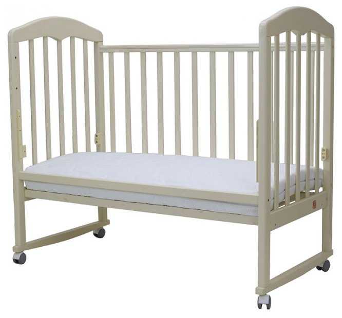 Кроватка Топотушки Сильвия-2 (колесо), качалка, полозья для качания фотография 5