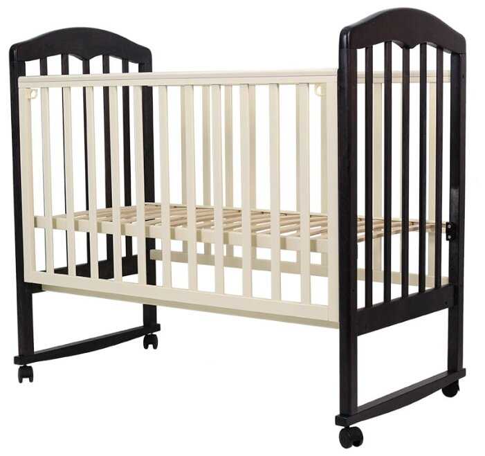 Кроватка Топотушки Сильвия-2 (колесо), качалка, полозья для качания фотография 6