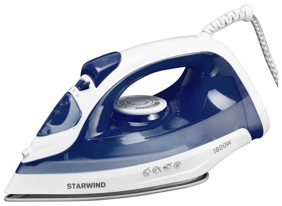Утюг Starwind SIR2044 темно-синий/белый фотография 16