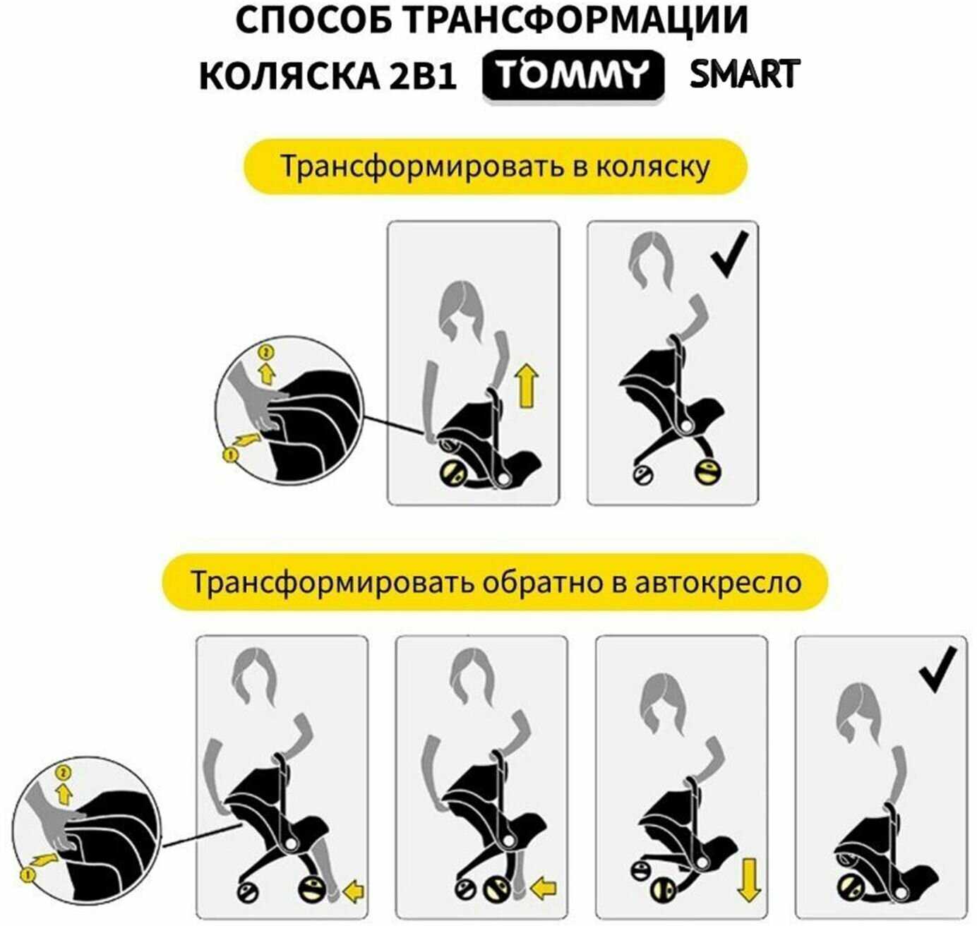 Коляска-автокресло Tommy Smart (0-24 мес. до 13 кг) фотография 23