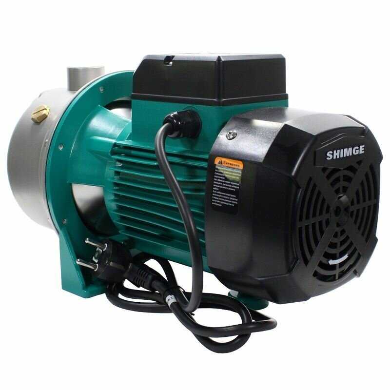 Насос повышения давления SHIMGE JET-G2 1100 (1х220В; 1,10кВт) фотография 5