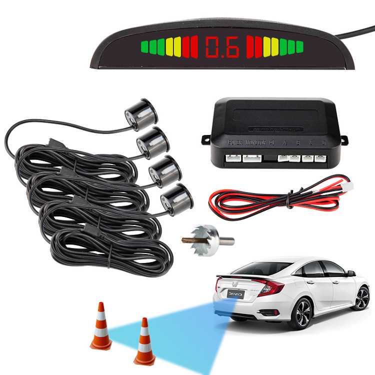 Автомобильный универсальный парктроник (4 датчика 22мм)