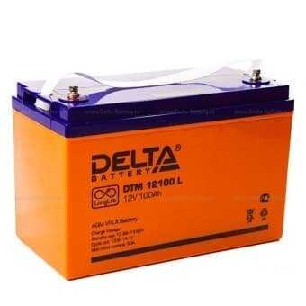 Аккумуляторная батарея DELTA Battery DTM 12100 L (12В) фотография 9