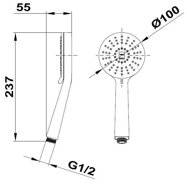 Лейка для душа TEKA Ice 79.003.70.00 фотография 2