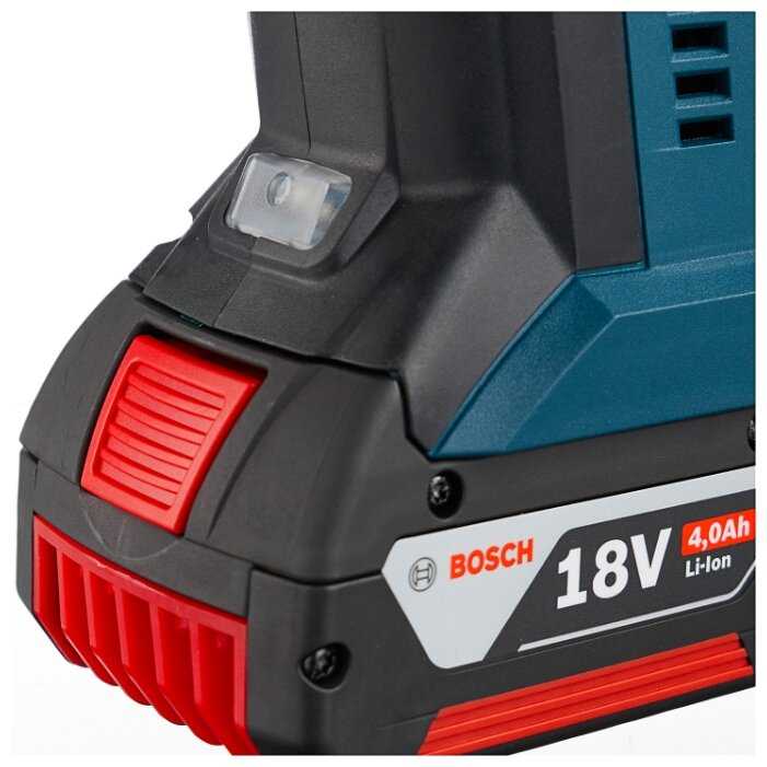Перфоратор аккумуляторный BOSCH GBH 180-Li 4.0Ач x2 Li-Ion 18 В (1.7 Дж) фотография 5