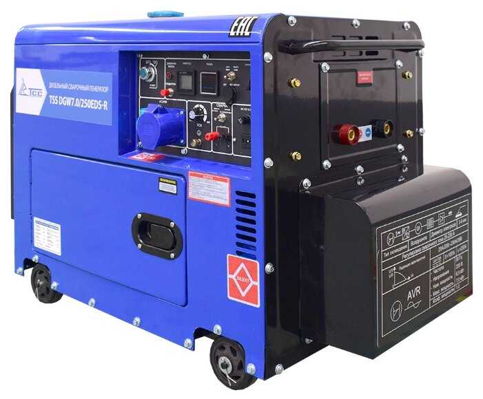 Дизельный генератор ТСС DGW 7.0/250EDS-R (6500 Вт)