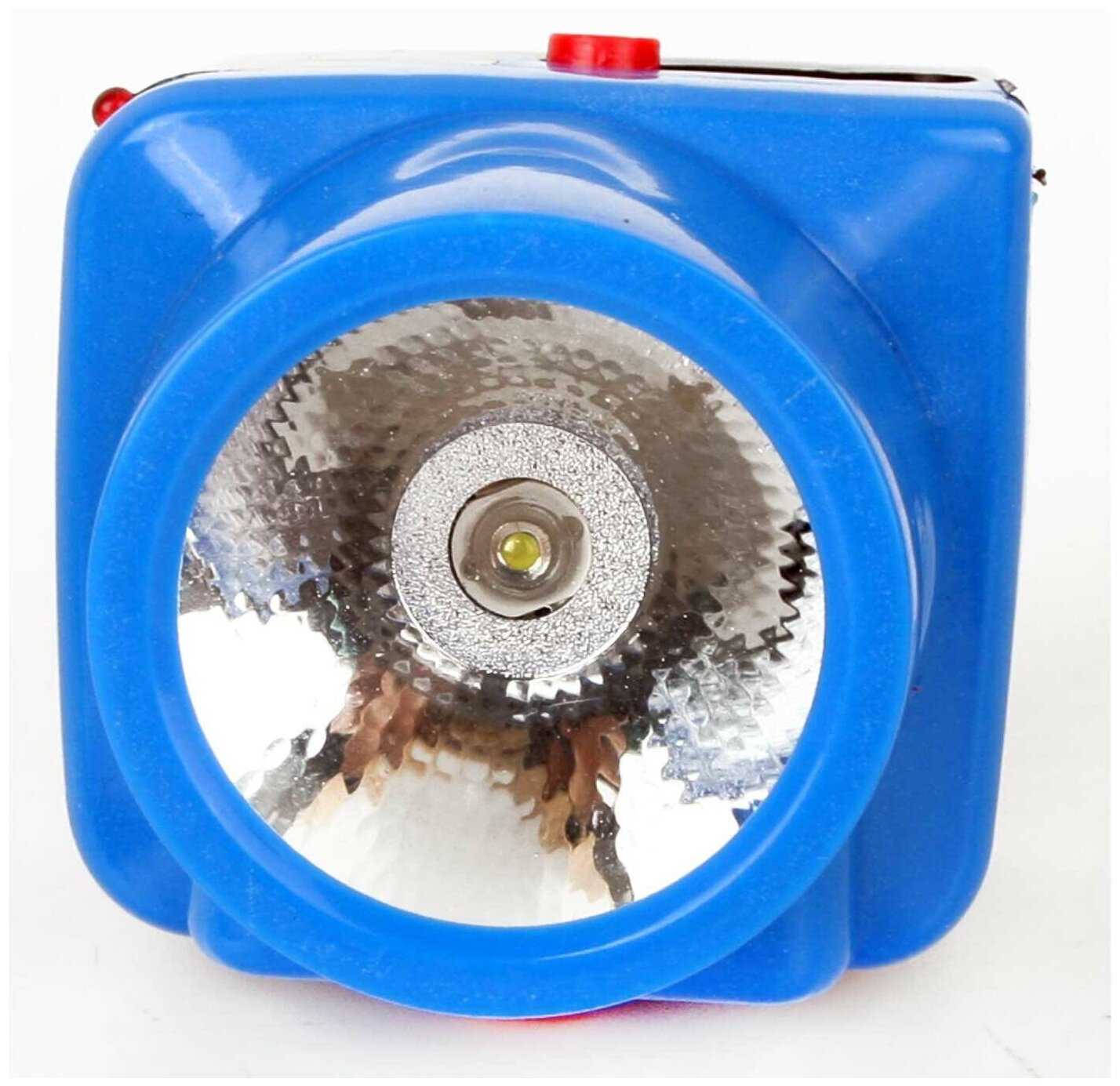 Фонарь налобный аккумуляторный LED5375 220В 0.4Вт LED 2 режима голубой Ultraflash 14252 фотография 2