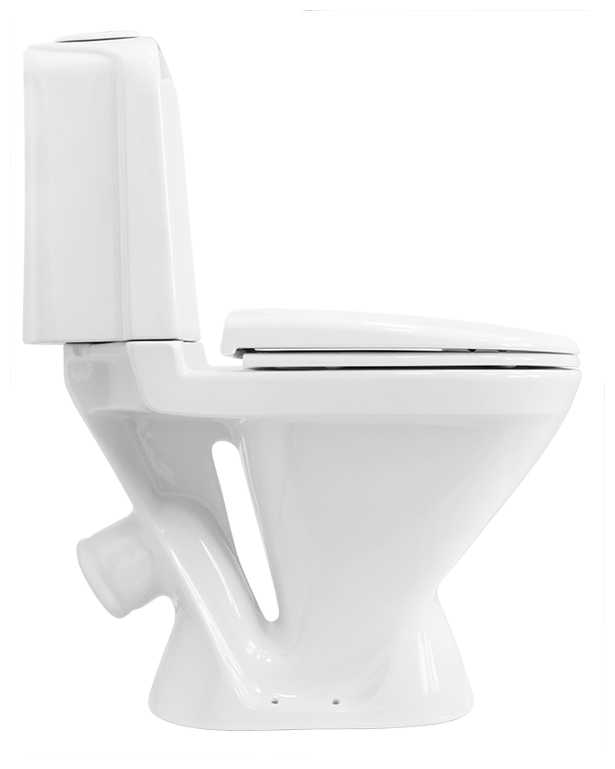 Унитаз с бачком напольный SANITA LUXE Classic TM (с микролифтом, CSCSLCC01060611) с косым выпуском фотография 2