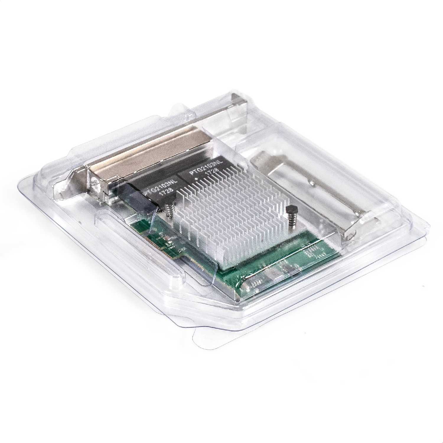 Сетевой адаптер ExeGate EXE-564 [PCI-E x1 v2.0, 4xRJ45, UTP 10/100/1000Mbps, Realtek Chipset RTL8111H+ASM1184e] [EX296211RUS] фотография 4