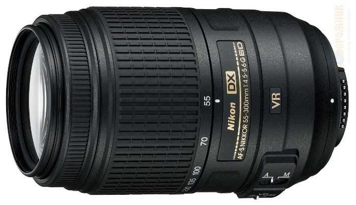 Объектив Nikon 55-300mm f/4.5-5.6G ED DX VR AF-S Nikkor