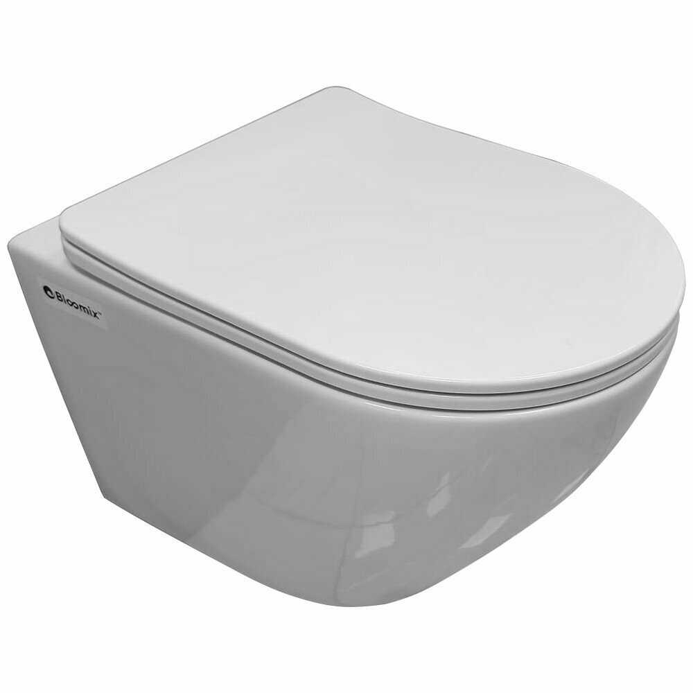 Инсталляция Grohe Solido 38811000 + унитаз Bloomix Trend 1203 безободковый с сиденьем фотография 9