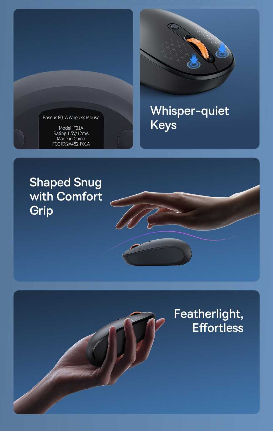 Мышь Baseus F01A фотография 17