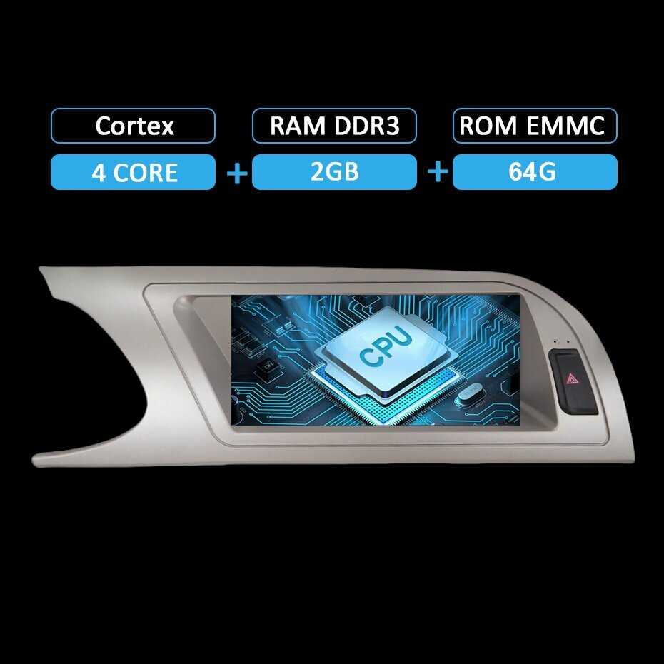 Штатная магнитола 8G256G Для Audi A4 A4L B8 2013-2016 Андроид 14 Carplay Android Auto 2 DIN фотография 28