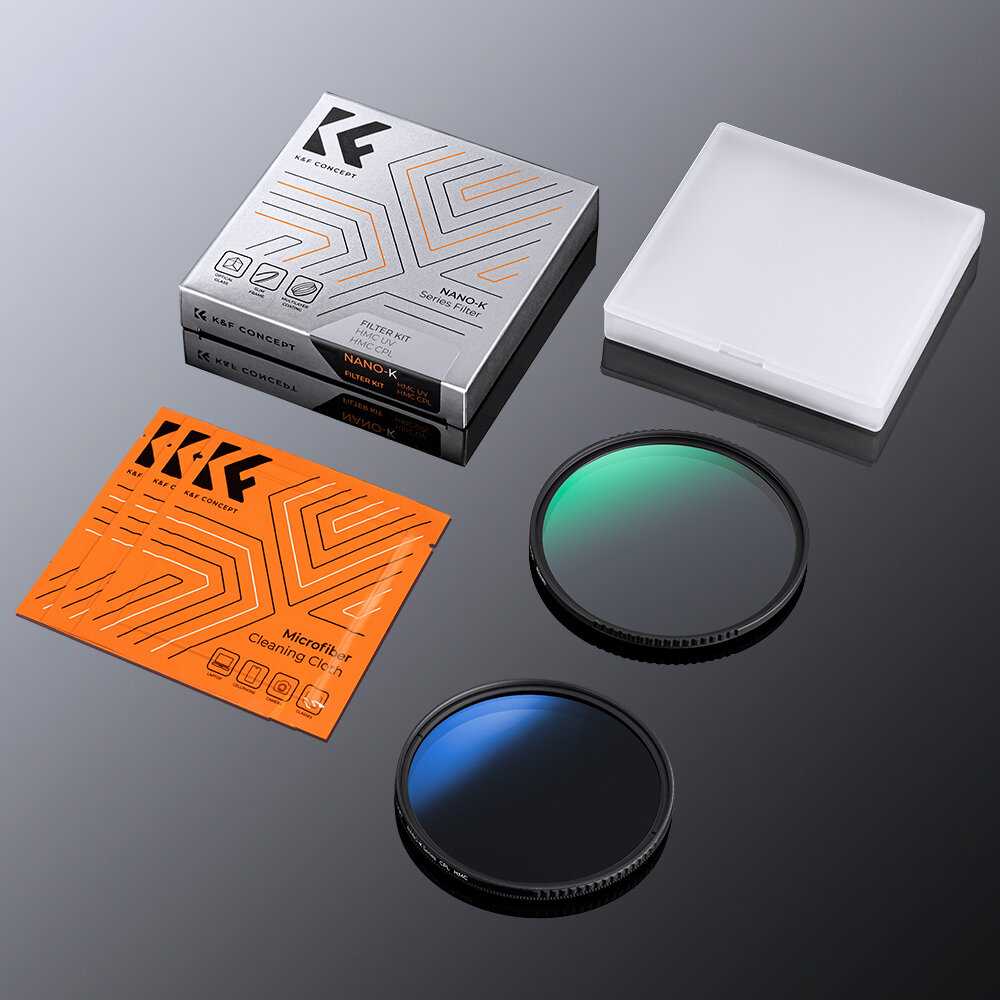 Комплект светофильтров K&F Concept Keen Series MCUV + CPL (52mm) фотография 1