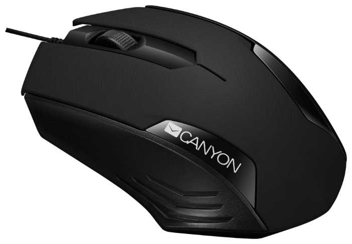 Мышь Canyon CNE-CMS02B Black USB фотография 1