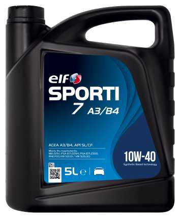 Полусинтетическое моторное масло ELF Sporti 7 A3/B4 10W-40