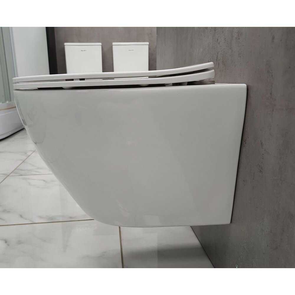 Инсталляция Grohe Solido 38811000 + унитаз Bloomix Trend 1203 безободковый с сиденьем фотография 13