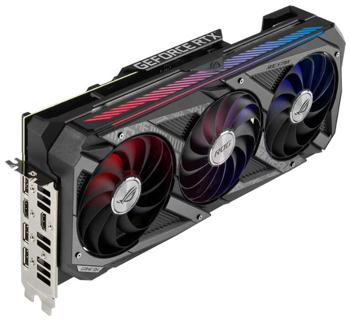 Видеокарта ASUS ROG Strix GeForce RTX 3070 OC 8GB (ROG-STRIX-RTX3070-O8G-GAMING) фотография 2