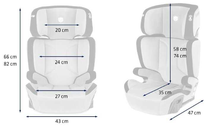 Автокресло группа 2/3 (15-36 кг) Lionelo Hugo Leather Isofix фотография 13