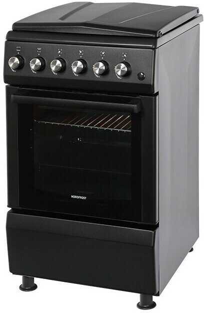 Газовая плита NORDFROST GG 5061 W (50 литров, авторозжиг конфорок, газ-контроль духовки) фотография 11