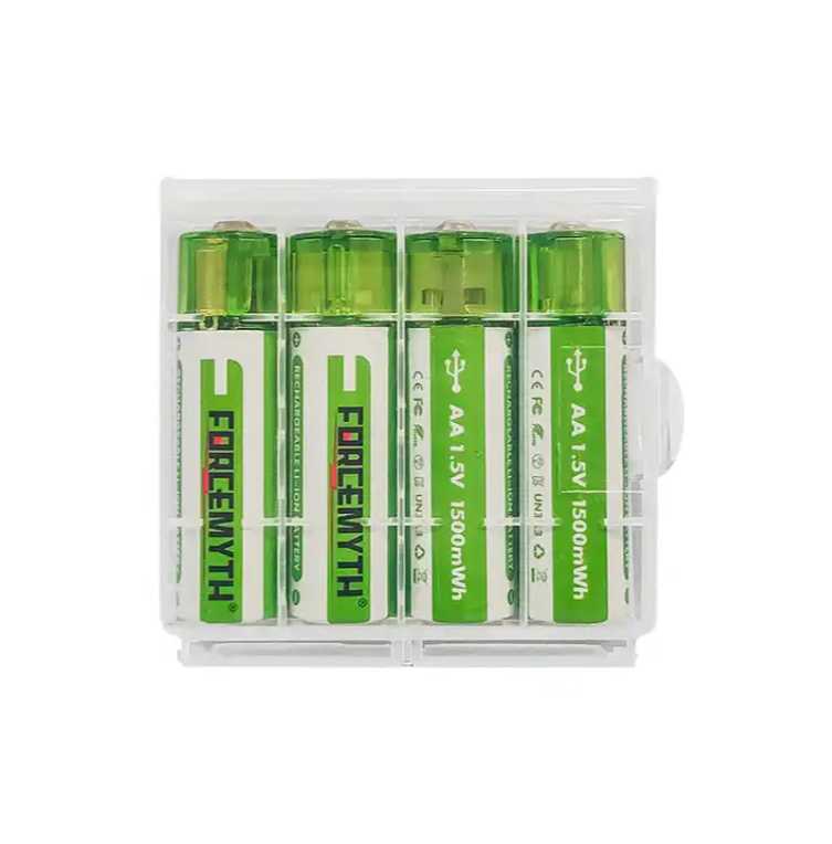 Аккумуляторные батарейки AAA 1,5V 600 mWh (2 шт.) фотография 11