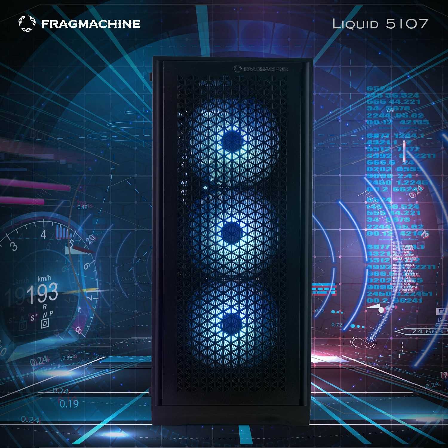 Игровой компьютер FragMachine Air 3105 (i5-10400F, 16GB DDR4, SSD 500Gb, RTX 3060 8Gb) фотография 6