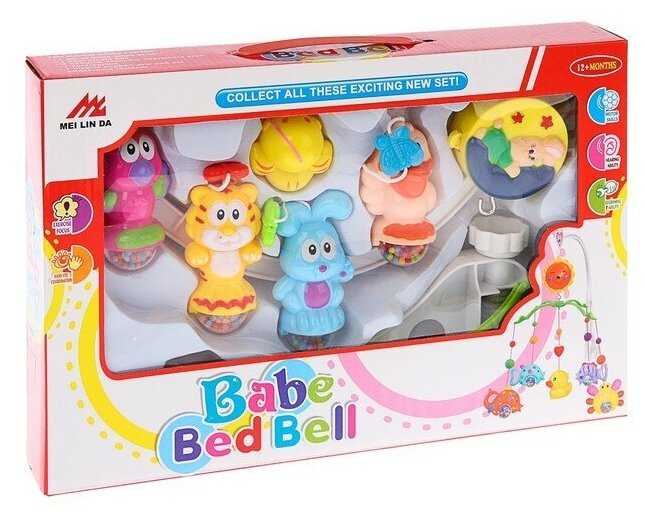 Мобиль музыкальный, заводной «Зверятки» фотография 5