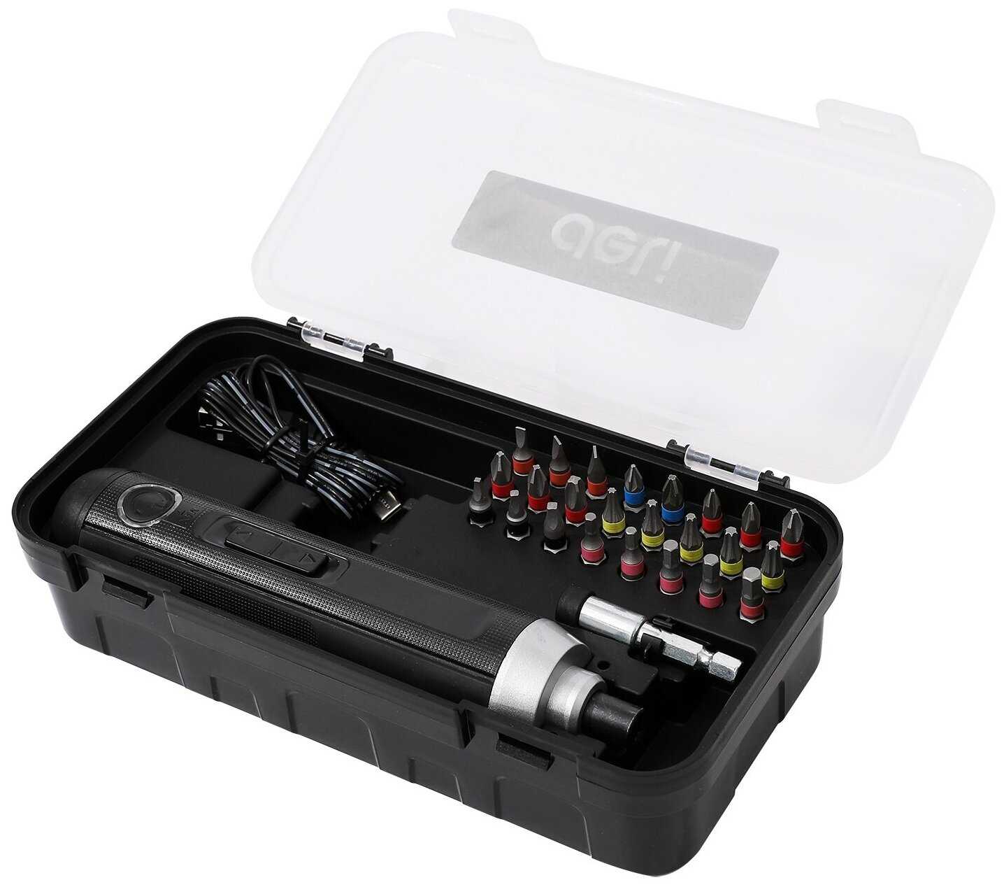 Отвертка аккумуляторная Deli Отвертка аккумуляторная прямая DL-DP04-E1B2 (3,6В, 2А/ч, 5Нм, реверс, подсветка, кейс) фотография 34