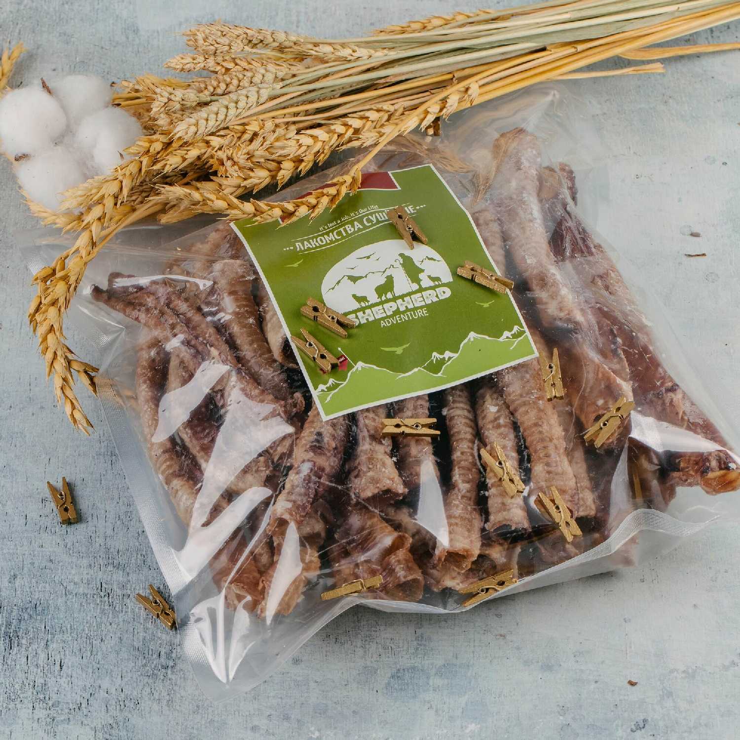 Лакомство для собак SHEPHERD TM Бараньи трахеи (50гр)