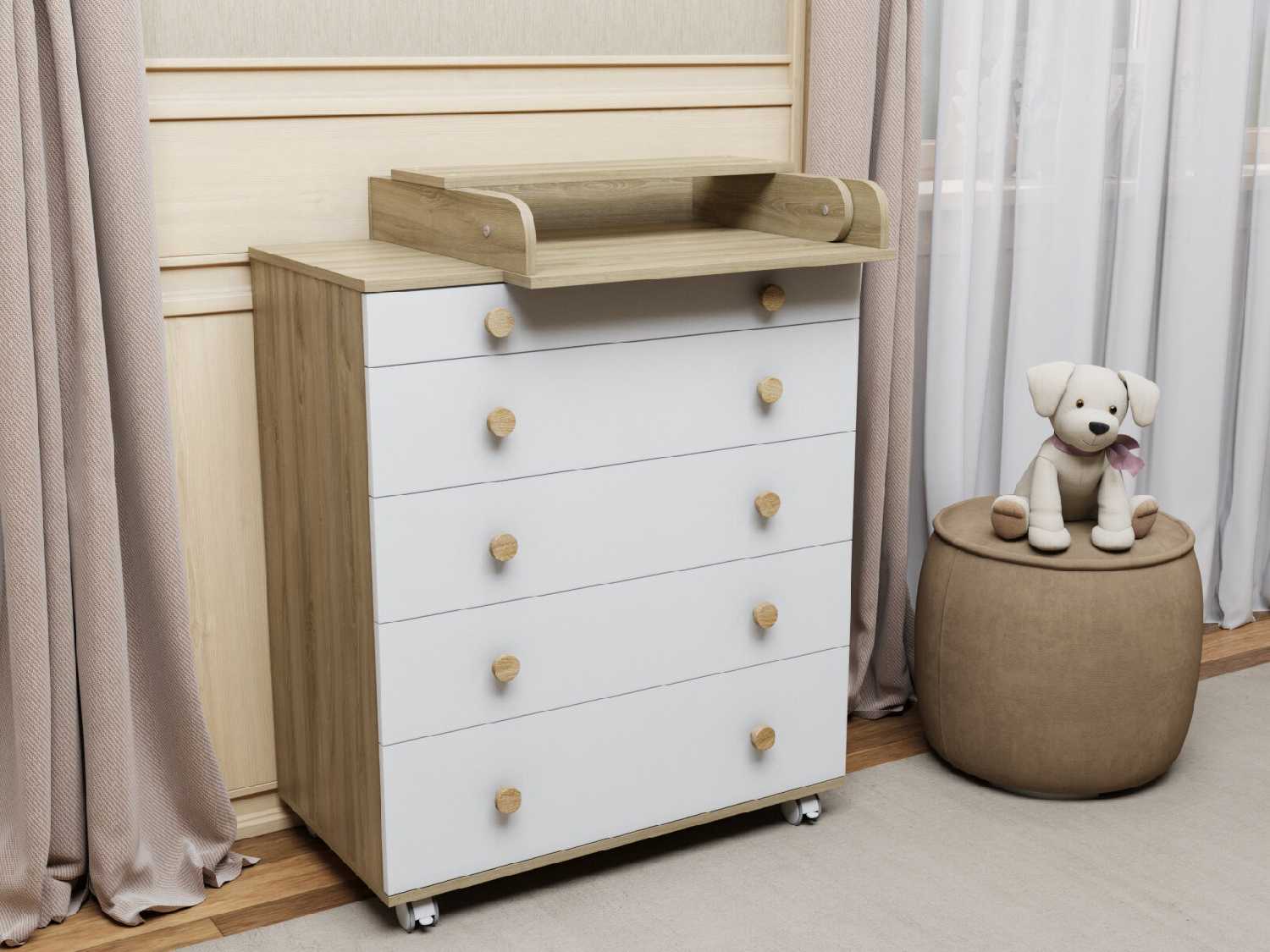 Комод Incanto Идеальный (с пеленальным столиком) фотография 3