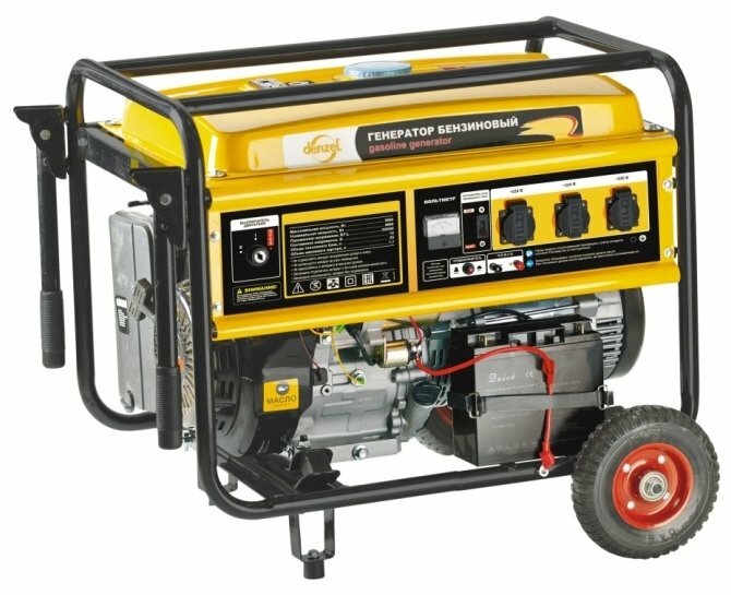 Бензиновый генератор Denzel GE8900E (7000 Вт)