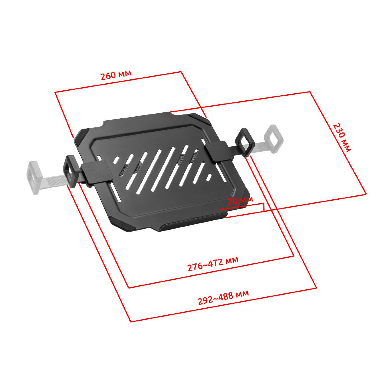 Подставка на крепление VESA для ноутбуков, планшетов Uniteki Подставка на крепление VESA (DMN08) фотография 4