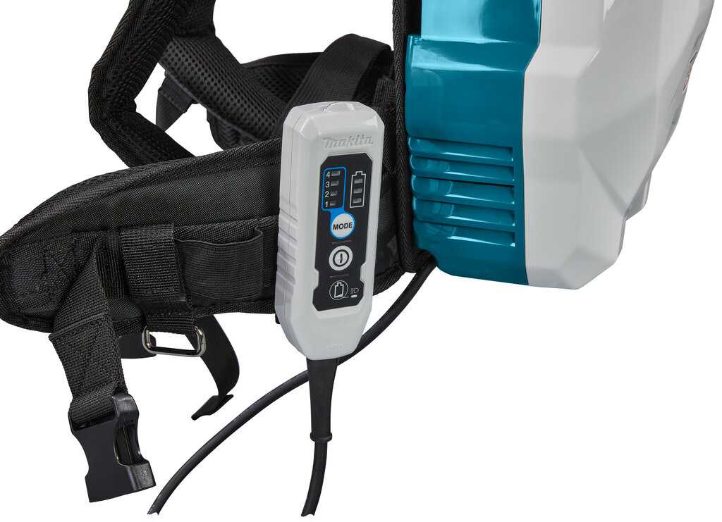 Аккумуляторный ранцевый пылесос Makita 40V XGT VC008GZ фотография 17
