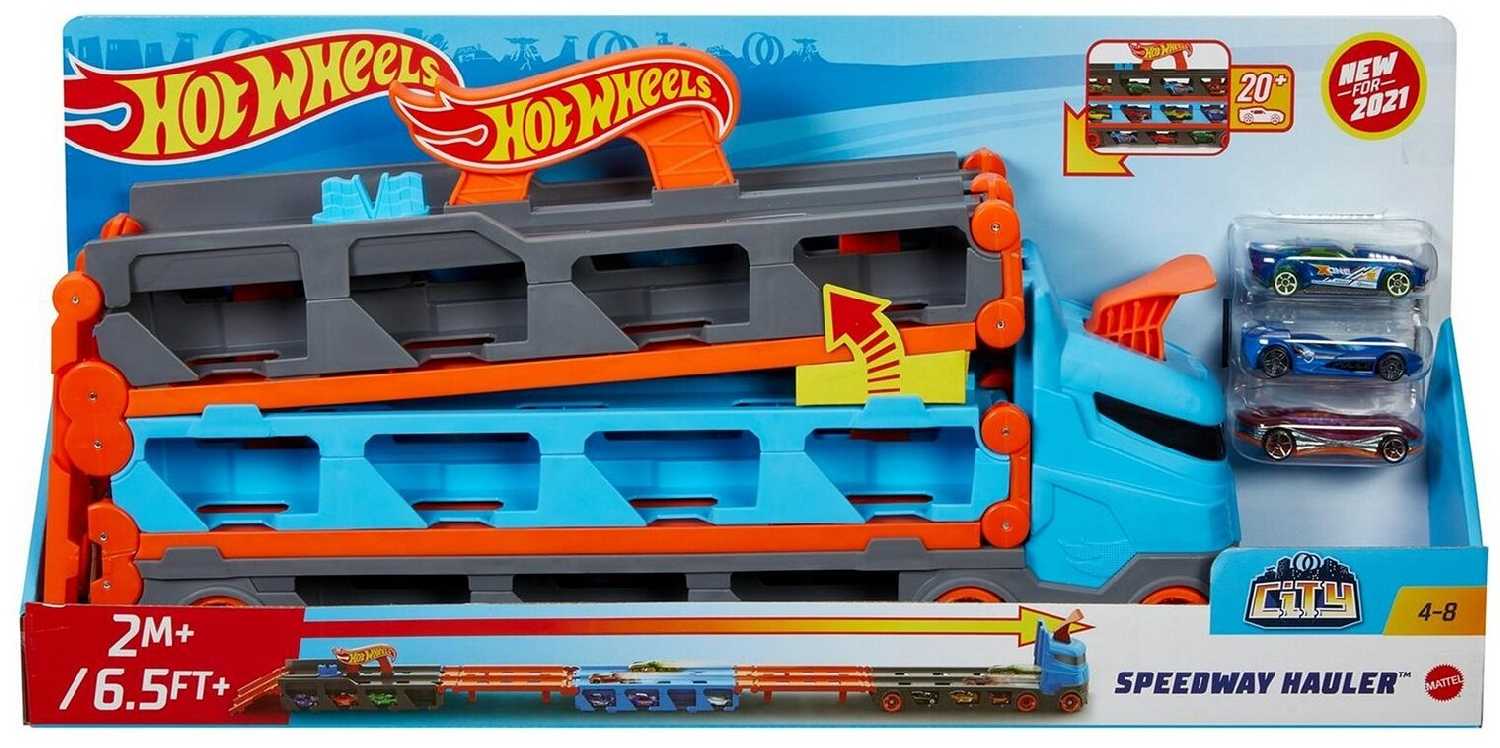 Трек Hot Wheels Сити Грузовик-автотрек (GVG37) фотография 2