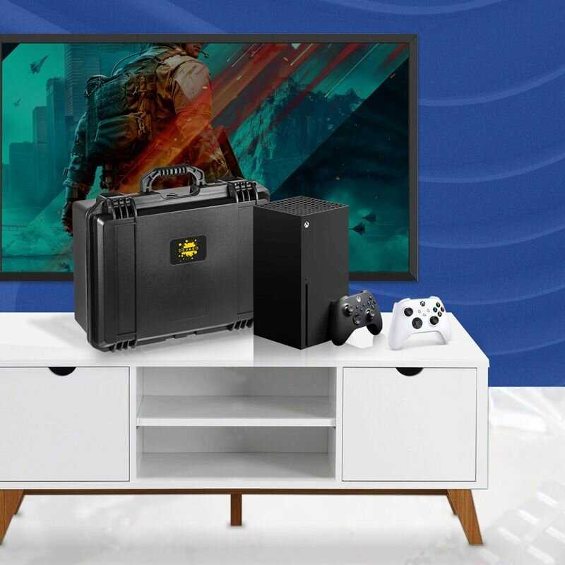 Водонепроницаемый жесткий чехол DEVASO Чемодан для переноски и хранения Xbox Series X фотография 4