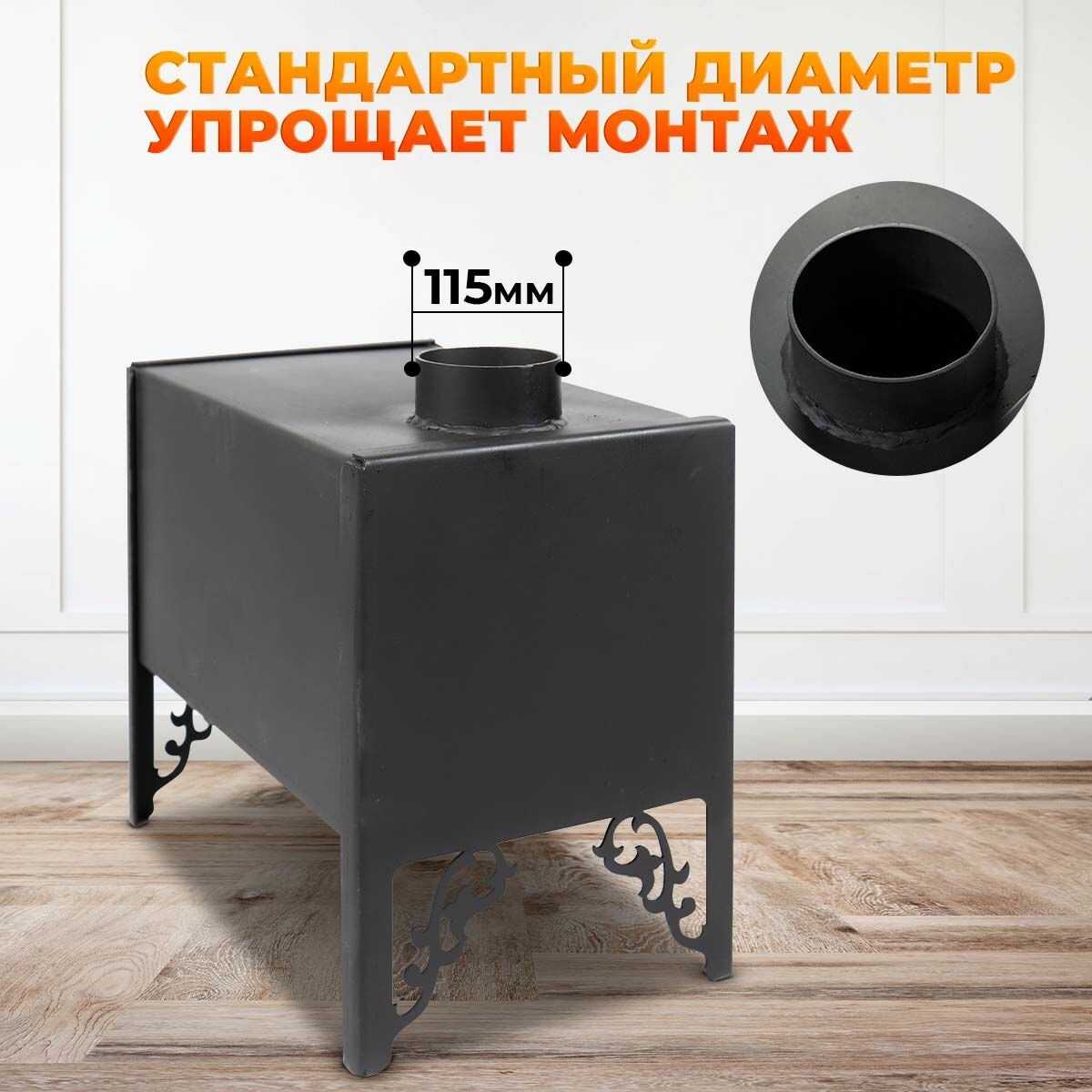 Отопительная печь Kennet Кантри 20 м3 фотография 6