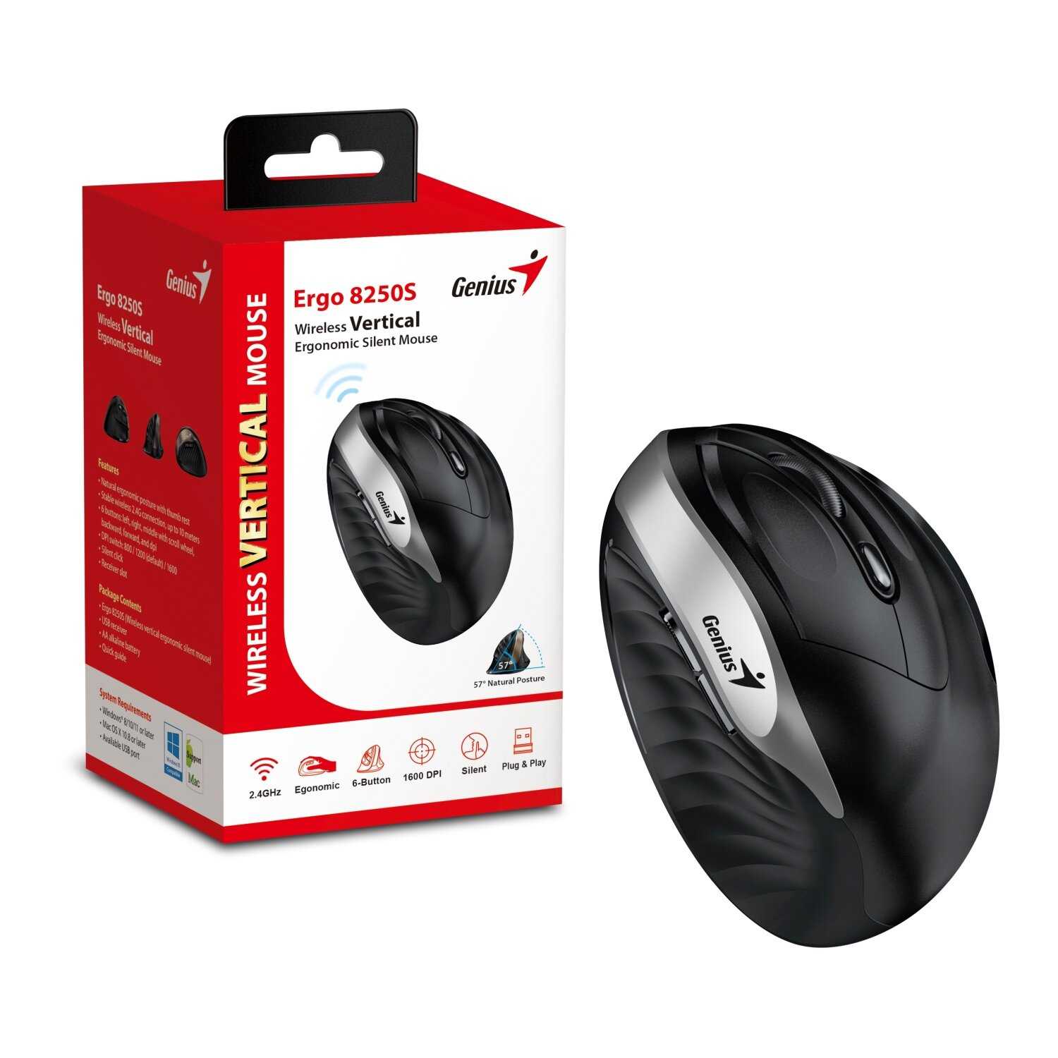 Мышь Genius Ergo 8250S фотография 6