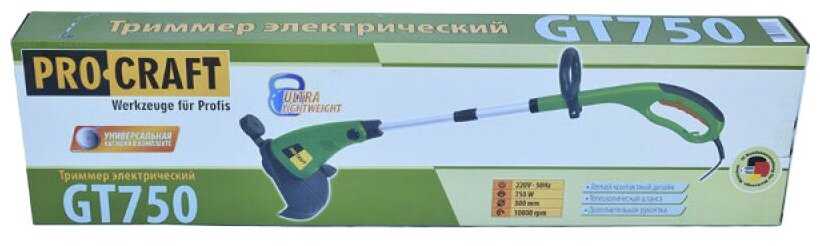 Триммер электрический ProCraft GT750 фотография 9