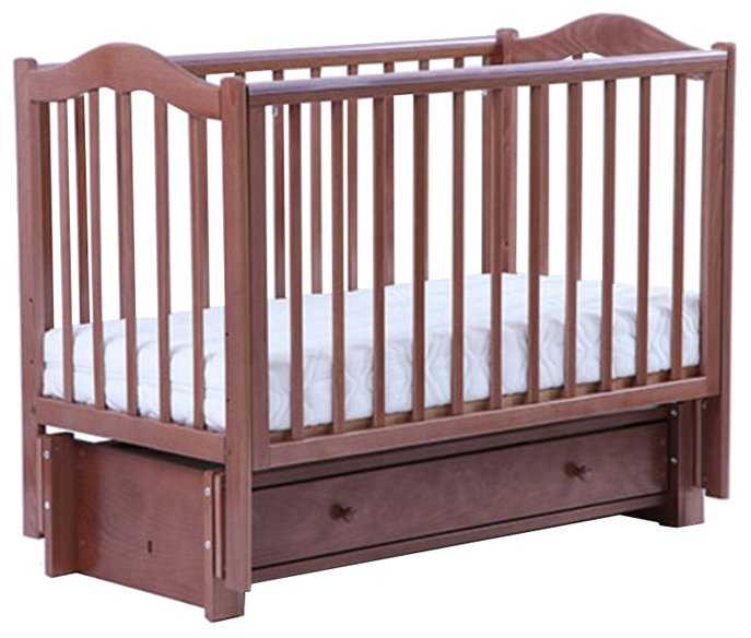 Кроватка ЛЕЛЬ (Кубаньлесстрой) Кубаночка-1 БИ 37.3, классическая, продольный маятник фотография 2