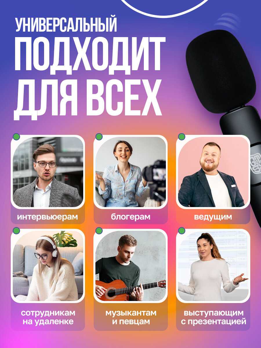 Беспроводной петличный микрофон Gotsy для iPhone (Lightning) фотография 3