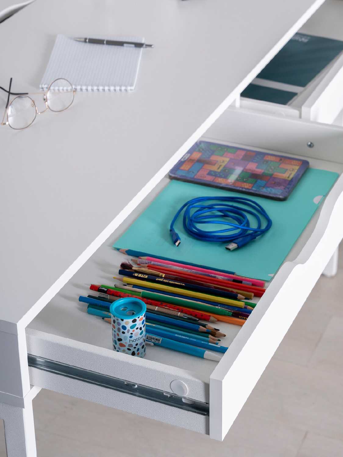 Стол письменный Ингар ГУД ЛАКК [132 х 58 х 76 см] фотография 4