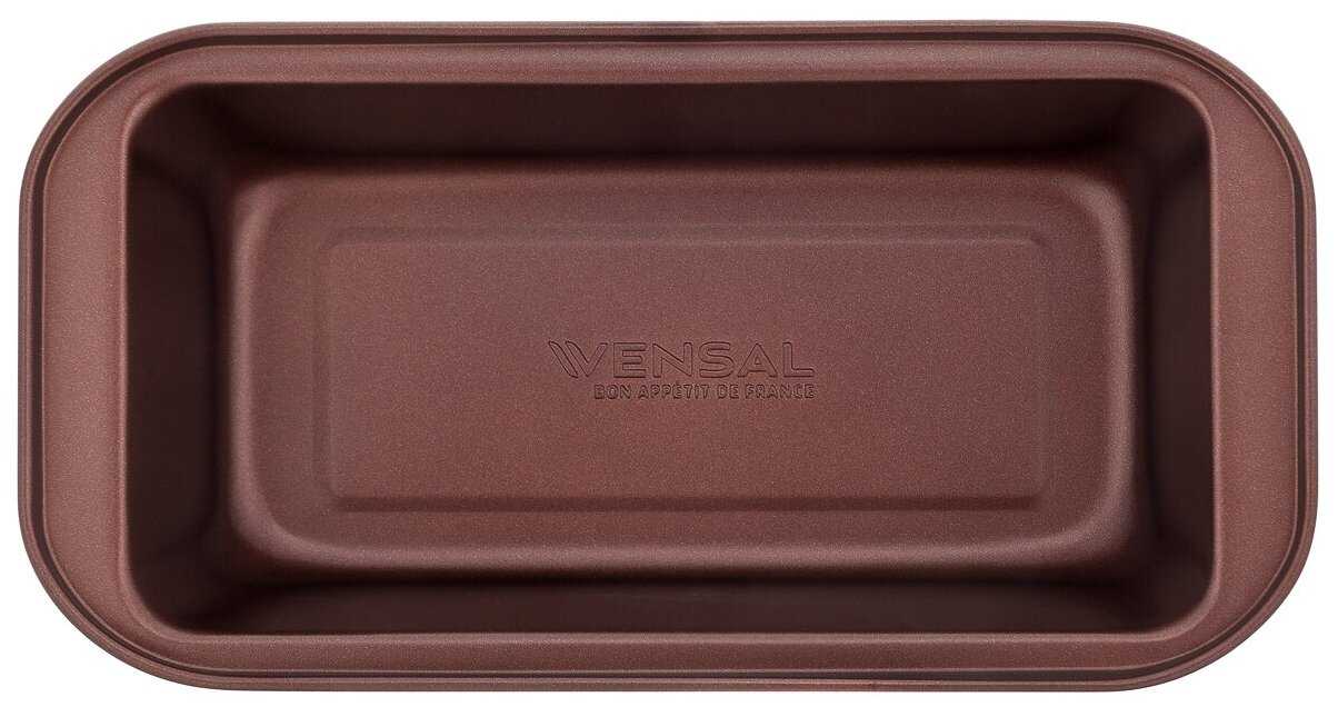 Форма для выпечки Vensal VS2511 Piquant прямоугольная, 21х10 см, из углеродистой стали фотография 2