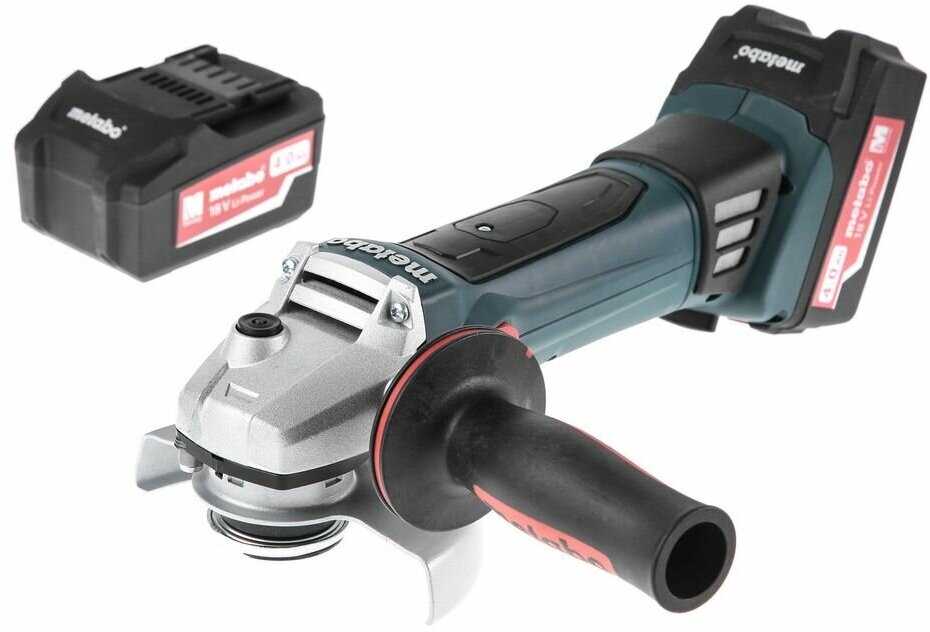 Аккумуляторная УШМ Metabo W 18 LTX 125 Quick (602174610) фотография 11