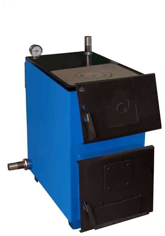 Котел WIRT Classic 20 ТП (с плитой) твердотопливный длительного горения