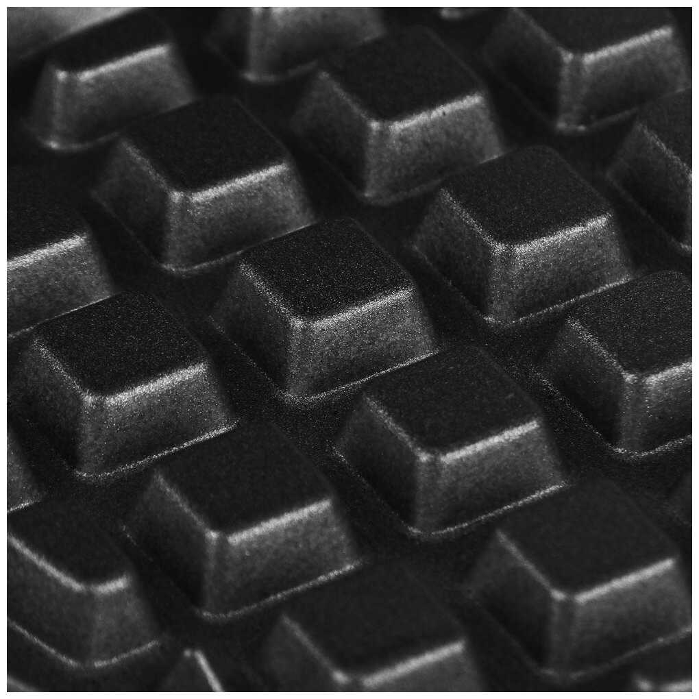 LEBEN Мини-вафельница, 550 Вт, пластик, нержавеющая сталь, антипригарное покрытие фотография 3